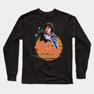 Nick drake \\ Retro Art Long Sleeve T-Shirt